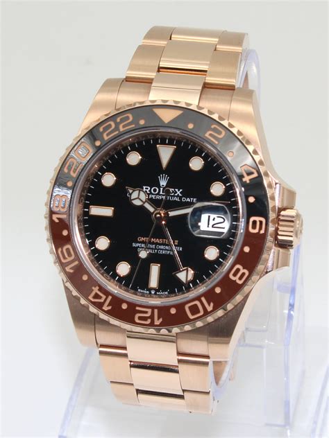 rolex rose gold root beer|rolex gmt master rose gold.